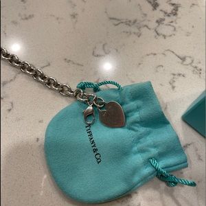 Tiffany & Co Sterling Silver heart bracelet